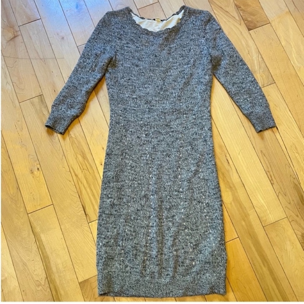 Reiss Gray Moon Lined Sweater Dress size small